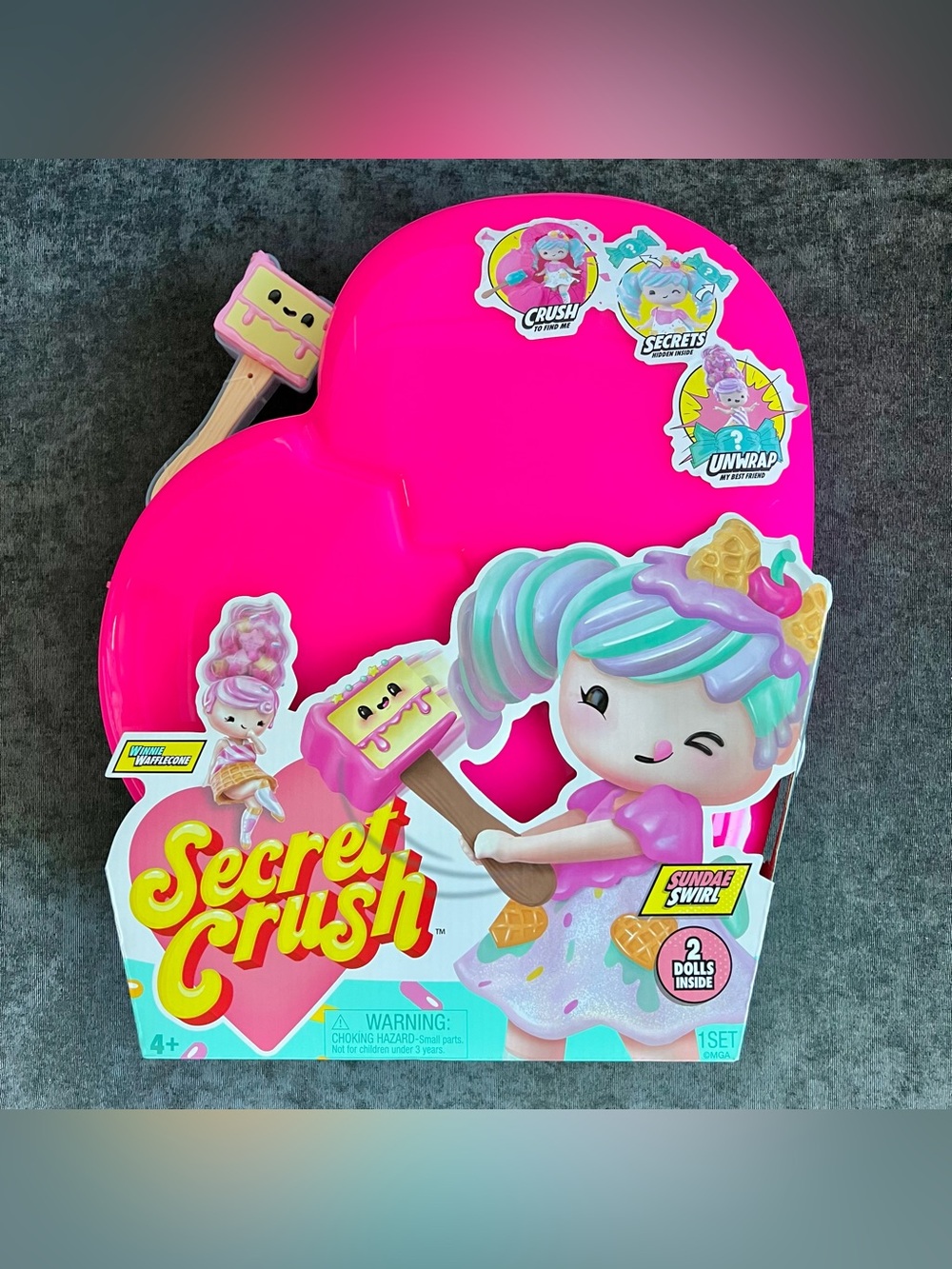 NIB Secret Crush Winnie Wafflecone & Sundae Swirl Dolls